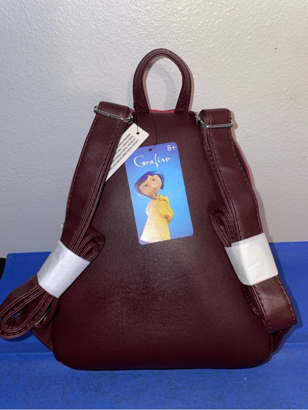 Exclusive Loungefly Laika Coraline and Wybie Mouse Circus Mini Backpack - Picture 4 of 12
